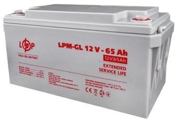 Батарея для ИБП 12В 65Aч LogicPower, LPM-GL 12V-65 AH, White (3869) 7419360 фото