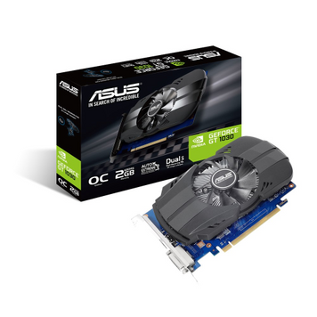 Відеокарта GeForce GT1030, Asus, OC, 2Gb GDDR5, 64-bit (PH-GT1030-O2G) 5098800 фото