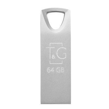Флеш накопичувач USB 64Gb T&G Metal TG117, Silver, USB 2.0 (TG117SL-64G) 6163230 фото