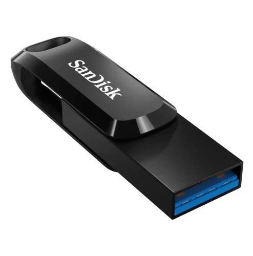 Флеш накопитель USB 512Gb SanDisk Ultra Go, Black, Type-C / USB 3.2 Gen 1 (SDDDC3-512G-GAM46) 8340450 фото
