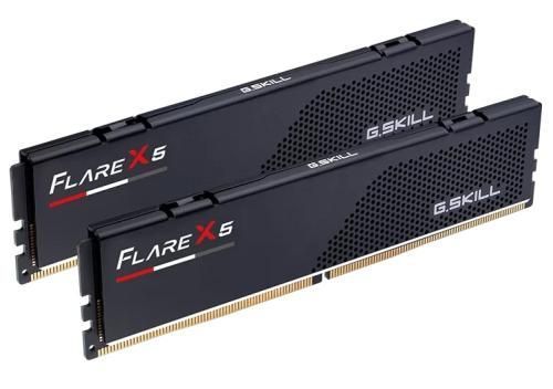 Память 32Gb x 2 (64Gb Kit) DDR5, 5200 MHz, G.Skill Flare X5, Black (F5-5200J3636D32GX2-FX5) 7868520 фото