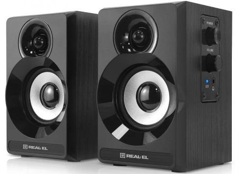 Колонки 2.0 REAL-EL S-217 Black 8977860 фото