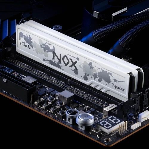 Память 16Gb x 2 (32Gb Kit) DDR5, 6000 MHz, Apacer NOX, White (AH5U32G60C622MWAA-2) 9113310 фото