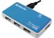 Концентратор USB 2.0 Defender Quadro Power, White/Blue, 4xUSB 2.0, внешний БП (83503) 6162030 фото 3