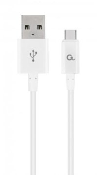 Кабель USB - USB Type-C 2 м Cablexpert White, 2.1А (CC-USB2P-AMCM-2M-W) 5329650 фото