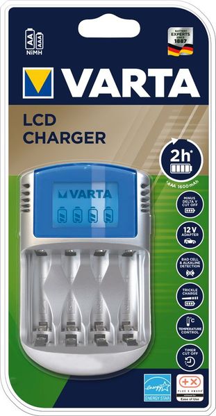 Зарядний пристрій Varta LCD Charger, Silver (57070201401) 5685840 фото