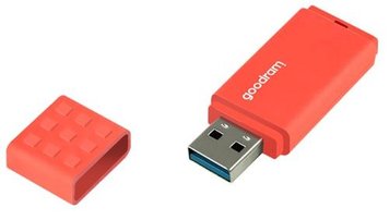 Флеш накопичувач USB 32Gb Goodram UME3, Orange, USB 3.2 Gen 1 (UME3-0320O0R11) 6109380 фото