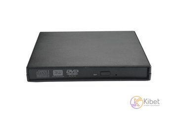 Зовнішня кишеня для DVD-приводу ноутбука Maiwo K520B, Black, SATA, USB 2.0 5560470 фото