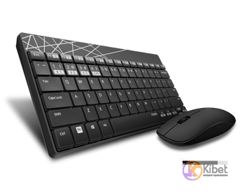 Комплект беспроводной Rapoo 8000M, Black, Optical, Bluetooth, клавиатура+мышь 5406690 фото