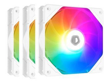 Вентилятор 120 мм, ID-Cooling TF-12025-PRO-ARGB-TRIO, White (3 шт) 8674680 фото