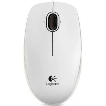 Миша Logitech B100, White, USB (910-003360) 2912490 фото