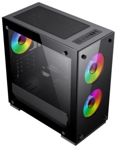 Корпус GameMax M65 Black, без БЖ, Micro ATX 7744470 фото