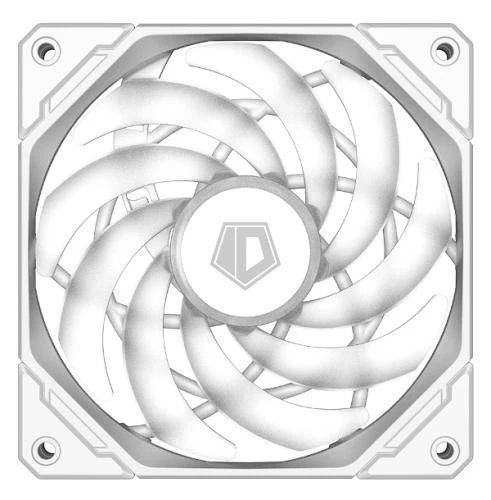 Вентилятор 120 мм, ID-Cooling NO-12015-XT ARGB SNOW, White, 120x120x15 мм, PWM 8349930 фото
