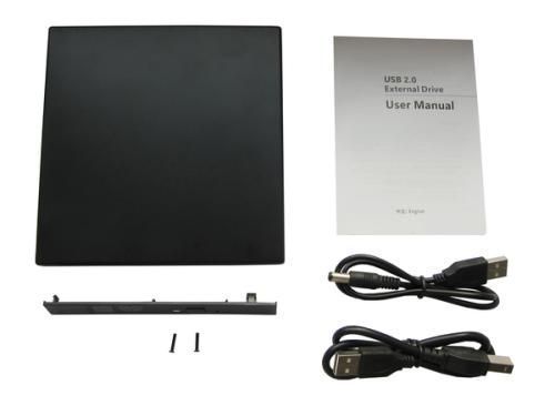 Внешний карман для DVD привода ноутбука Maiwo K520B, Black, SATA, USB 2.0 5560470 фото