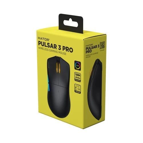 Мышь беспроводная Hator Pulsar 3 Pro, Black (HTM640) 9120030 фото