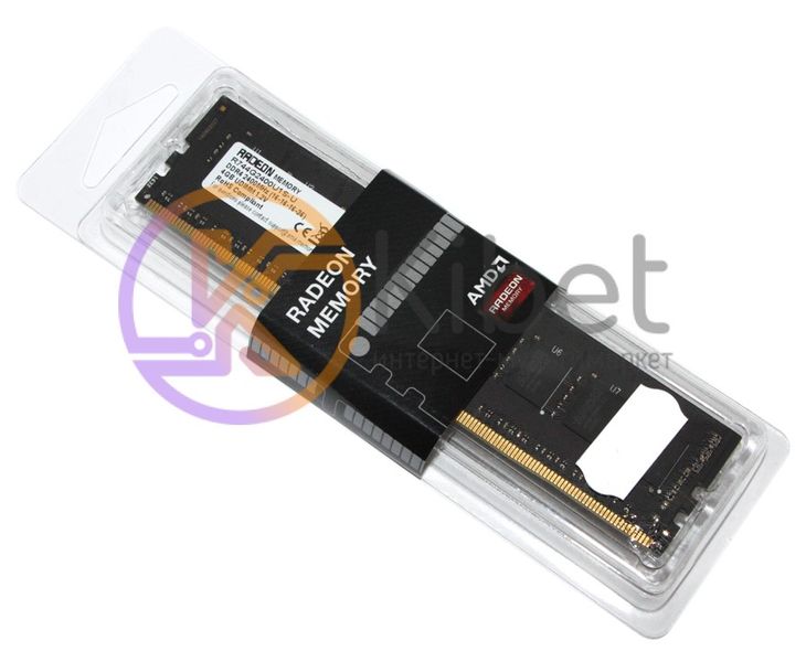Модуль памяти 4Gb DDR4, 2400 MHz, AMD, 16-16-16-38, 1.2V (R744G2400U1S-U) 4170660 фото