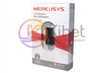 Мережевий адаптер USB Mercusys MW300UM Wi-Fi 802.11n 300Mb, Pico, USB 4710300 фото