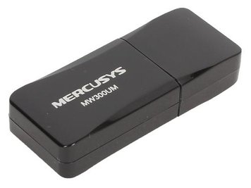 Мережевий адаптер USB Mercusys MW300UM Wi-Fi 802.11n 300Mb, Pico, USB 4710300 фото