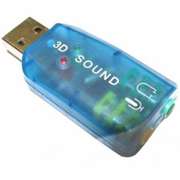 Звукова карта USB 2.0, 5.1, Dynamode 3D Sound, Blue, 90 дБ, Blister (USB-SOUNDCARD2.0) 6663810 фото