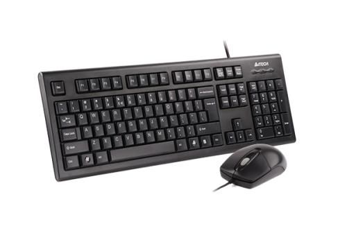 Комплект A4Tech KRS-8572, Black, проводной, USB 5069220 фото