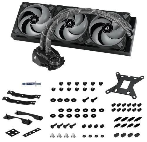 Система рідинного охолодження Arctic Liquid Freezer II 420 A-RGB, Black (ACFRE00109A) 7605870 фото