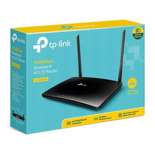 Маршрутизатор TP-LINK TL-MR6400, Black 5102310 фото