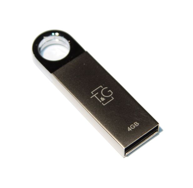 Флеш накопичувач USB 4Gb T&G Metal TG026, Silver, USB 2.0 (TG026-4G) 4578510 фото