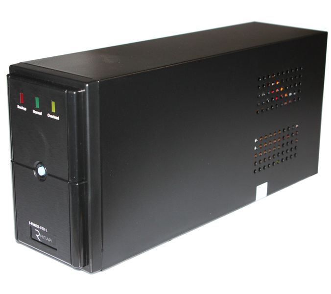 ИБП Ritar E-RTM650L-U (360W) ELF-L, LED, AVR, 4st, USB, 2xSCHUKO socket, 1x12V7Ah, metal Case. 4343820 фото