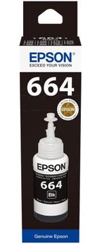 Чорнило Epson 664, Black, 70 мл (C13T66414A) 1649940 фото