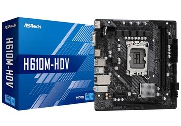 Мат.плата LGA1700, ASRock H610M-HDV 7489230 фото