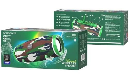 Колонка портативна 2.0 Borofone BR3, Khaki 6093420 фото