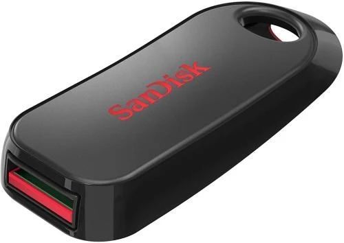 Флеш накопичувач USB 128Gb SanDisk Cruzer Snap, Black, USB 2.0 (SDCZ62-128G-G35) 6793020 фото