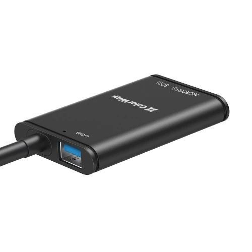 Кардридер USB ColorWay "3-in-1", Black (CW-CR-02) 9480030 фото