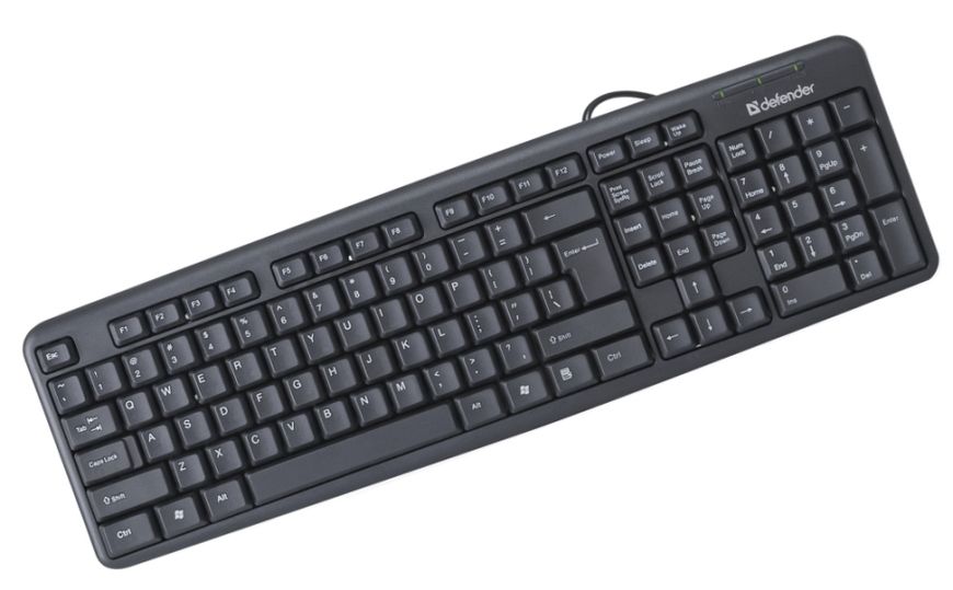 Клавіатура Defender Element HB-520 B, Black, USB 3970800 фото