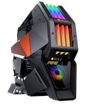 Корпус Cougar Conquer 2 Black/Orange, без БЖ, CEB 6489150 фото
