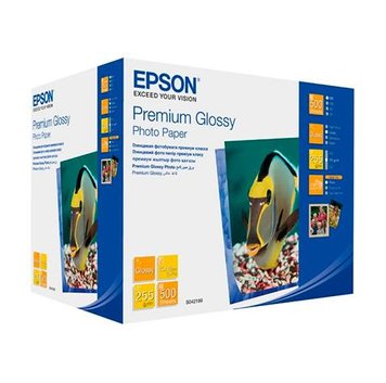 Фотопапір Epson, глянсовий, 13x18, 255 г/м², 500 арк, Premium Series (C13S042199) 4705440 фото