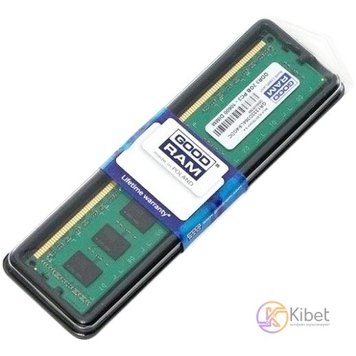 Модуль памяти 4Gb DDR3, 1600 MHz, Goodram, 11-11-11-28, 1.5V (GR1600D364L11S 4G) 3569400 фото