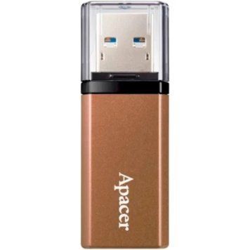 Флеш накопичувач USB 256Gb Apacer AH25C, Classical Bronze, USB 3.2 Gen 1 (AP256GAH25CJ-1) 8881380 фото