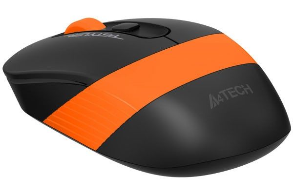 Мышь A4Tech Fstyler FG10 2000dpi Black+Orange, USB, Wireless 5281620 фото