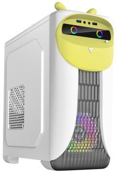 Корпус GameMax Cute Owl White/Yellow, без БП, Micro ATX 7744620 фото