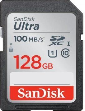 Карта пам'яті SDXC, 128Gb, SanDisk Ultra (SDSDUNR-128G-GN3IN) 7289010 фото