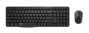 Комплект бездротовий Rapoo X1800S Black, Optical, клавіатура+миша 5406780 фото
