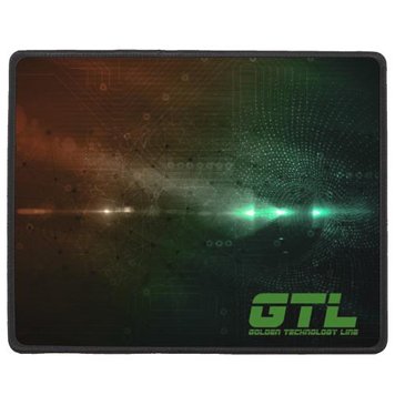 Коврик GTL Gaming S, Сияние 2, 250x210х2 мм, антискользящая основа, защита от влаги 7937040 фото