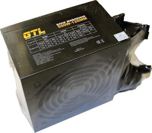 Блок питания 500 Вт, GTL, Black (GTL-500-120) 4065750 фото