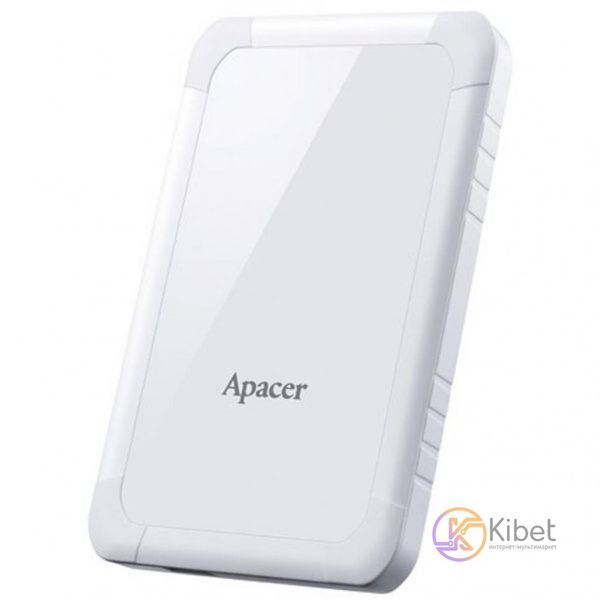 Зовнішній жорсткий диск 1Tb Apacer AC532, White, 2.5', USB 3.1 (AP1TBAC532W-1) 5035530 фото
