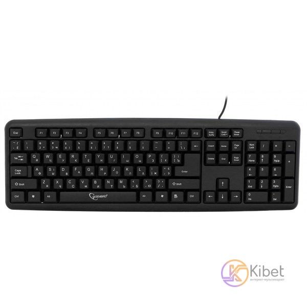 Клавіатура Gembird KB-103-UA Black, PS/2, стандартна 3284940 фото