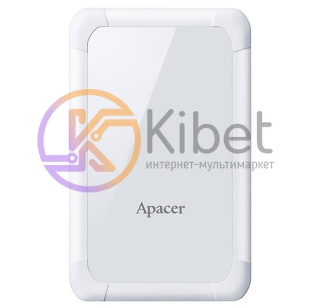 Зовнішній жорсткий диск 1Tb Apacer AC532, White, 2.5', USB 3.1 (AP1TBAC532W-1) 5035530 фото