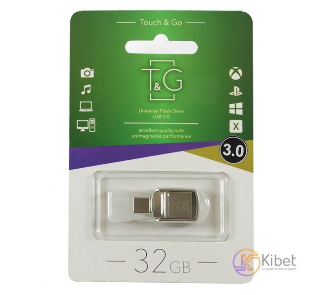 USB 3.0 Флеш накопитель 32Gb T G 104 Metal series USB-Type C, TG104TC-32G3 5567850 фото