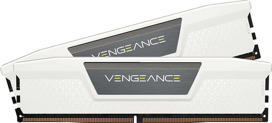 Пам'ять 32Gb x 2 (64Gb Kit) DDR5, 5200 MHz, Corsair Vengeance, White (CMK64GX5M2B5200C40W) 7861800 фото