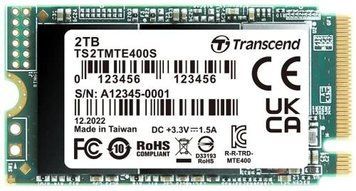 Твердотельный накопитель SSD 2Tb, Transcend 400S, PCI-E 3.0 x4, M.2 (TS2TMTE400S) 8513340 фото